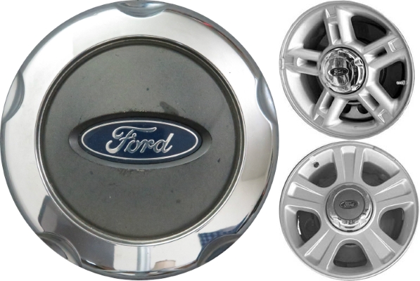 C3450G/3454 Ford Explorer OEM Chrome/Grey Center Cap #1L2Z1130HA